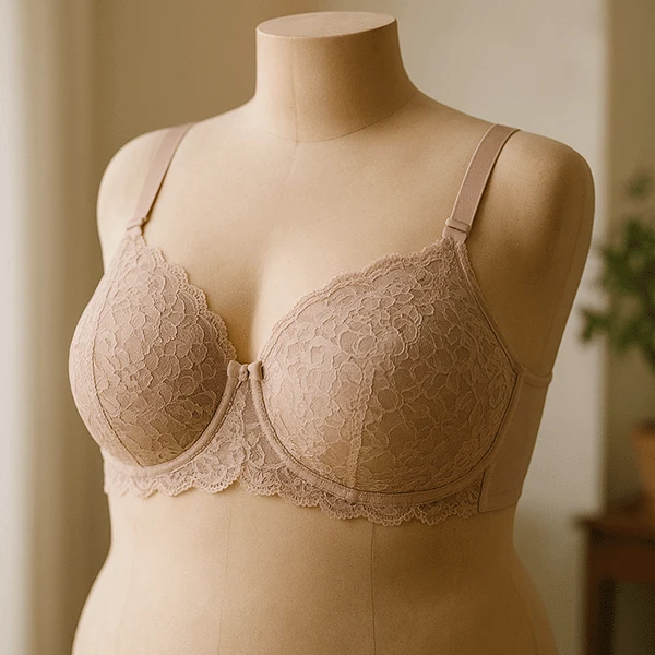 plus size lace bra